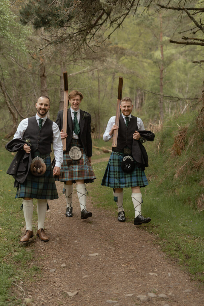 romantic scottish highlands elopement