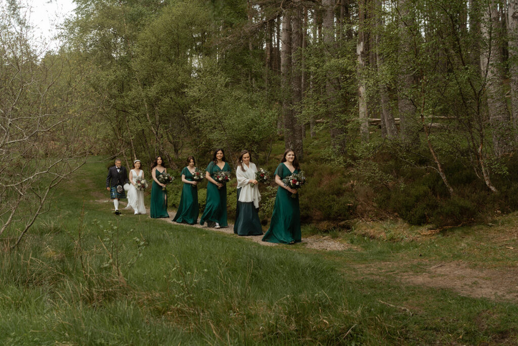 romantic scottish highlands elopement