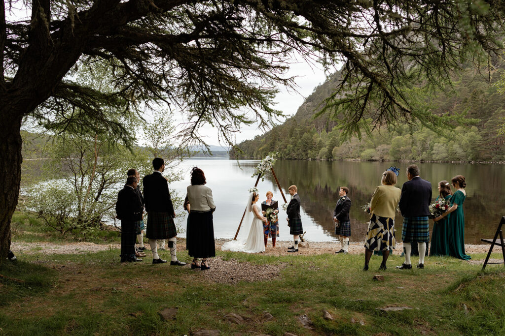 romantic scottish highlands elopement