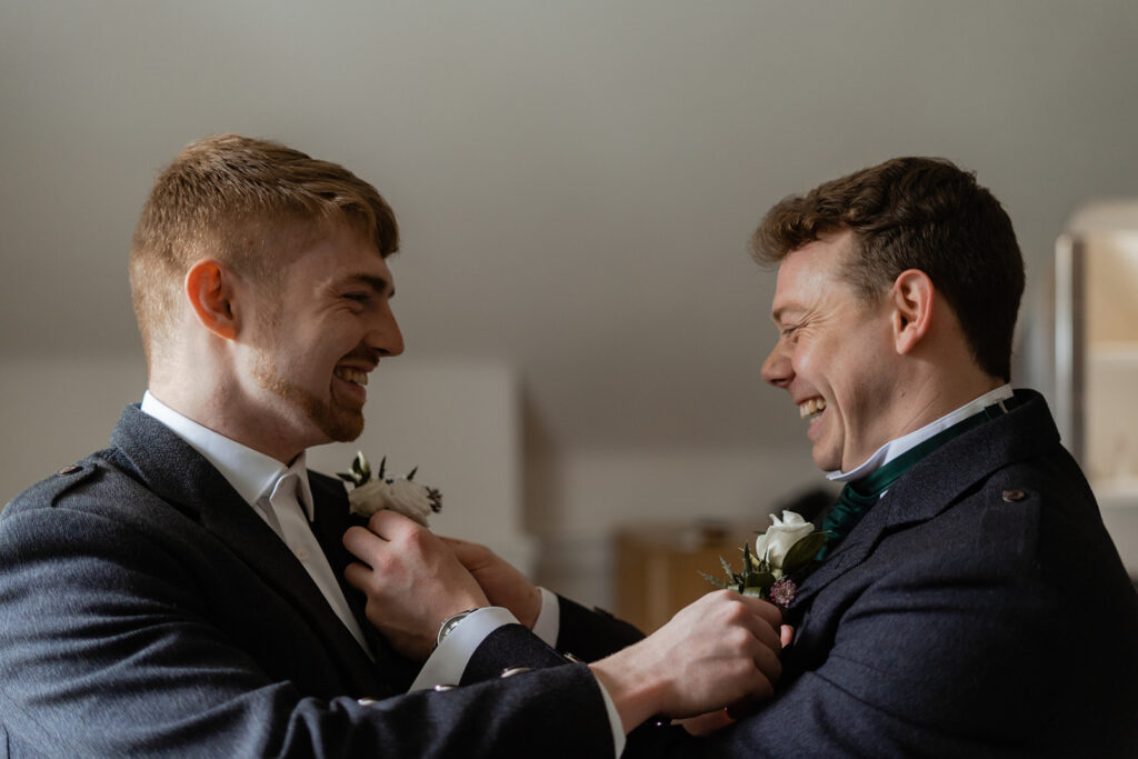 romantic scottish highlands elopement