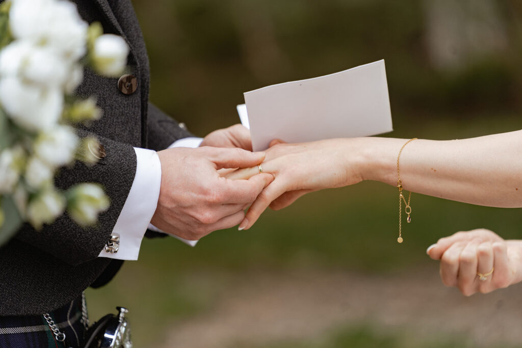 romantic scottish highlands elopement