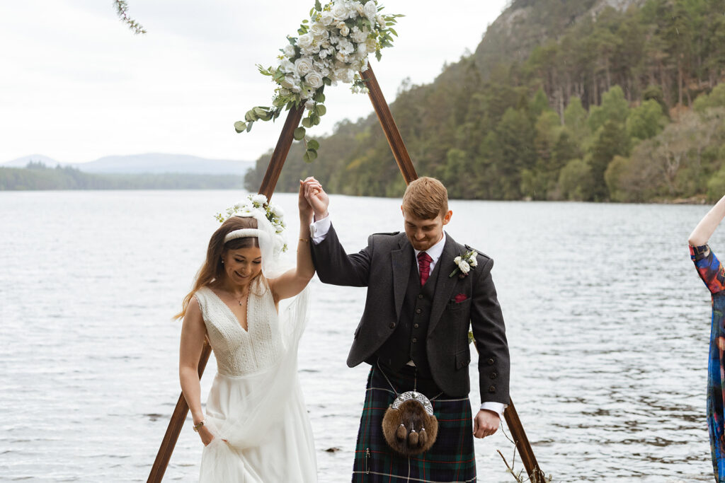 romantic scottish highlands elopement