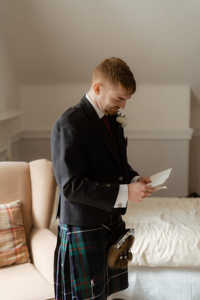 romantic scottish highlands elopement