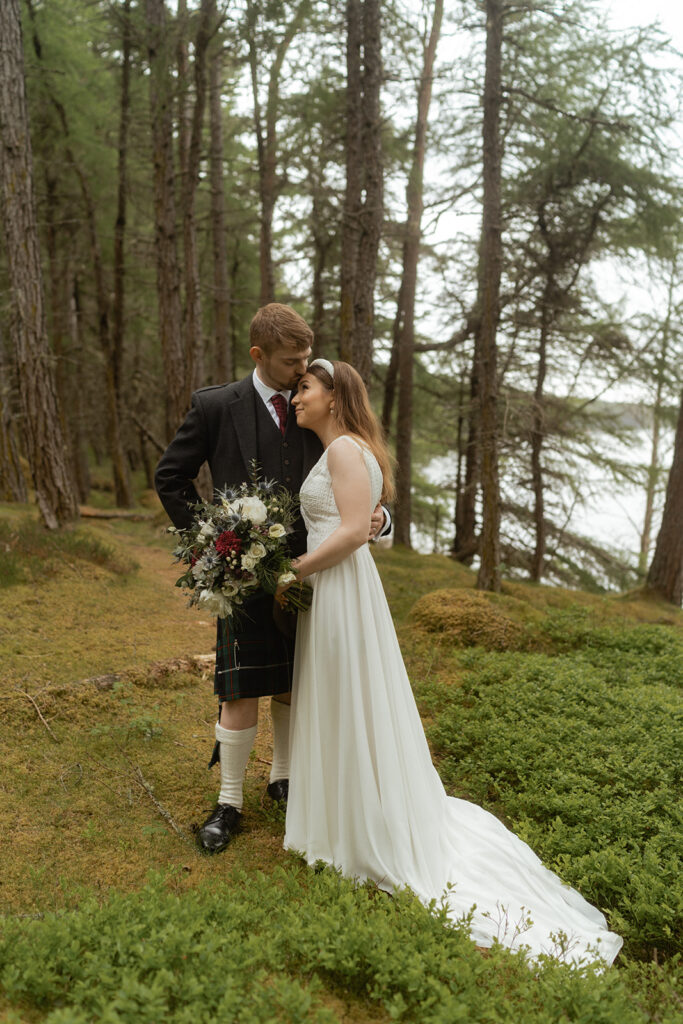 romantic scottish highlands elopement