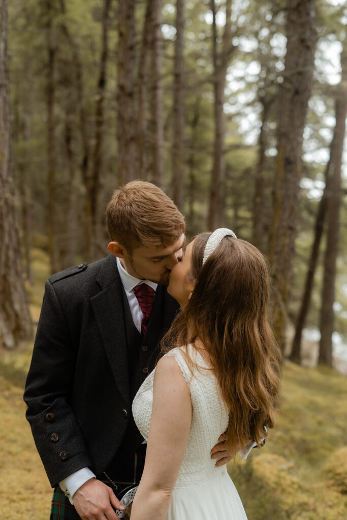 romantic scottish highlands elopement