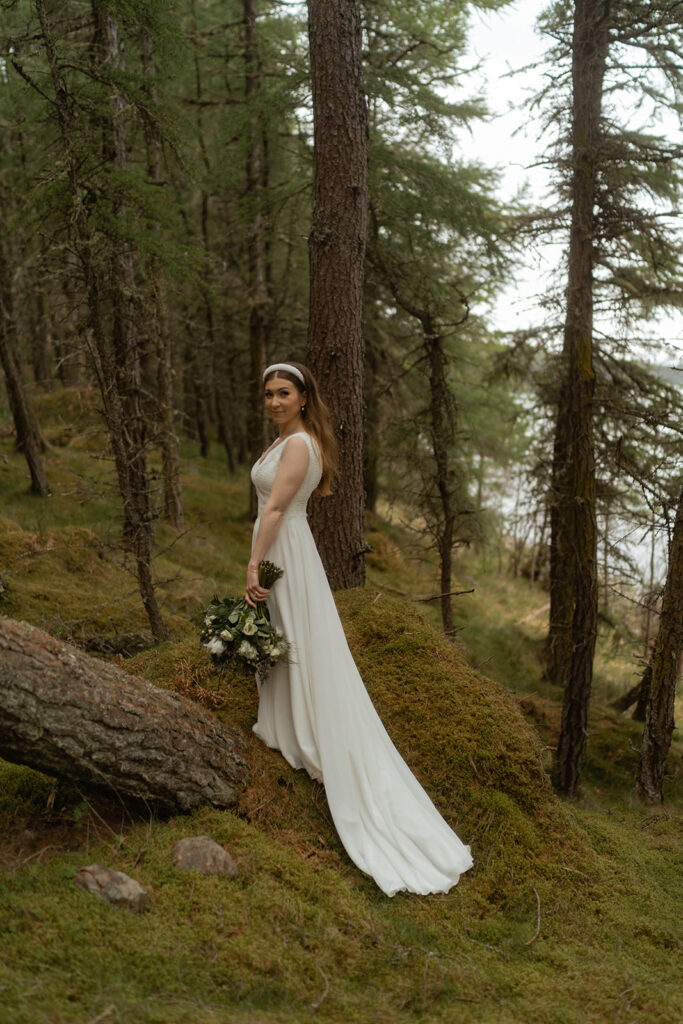 romantic scottish highlands elopement