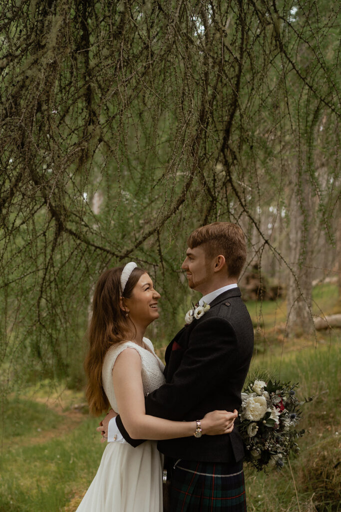 romantic scottish highlands elopement