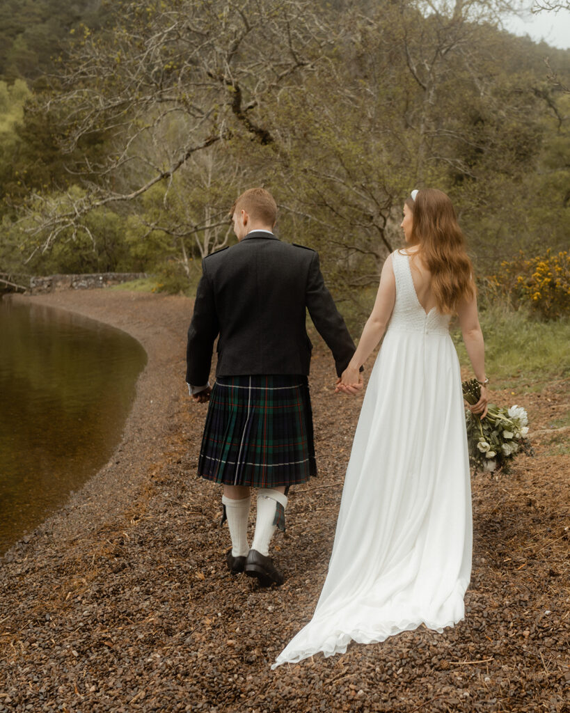 romantic scottish highlands elopement